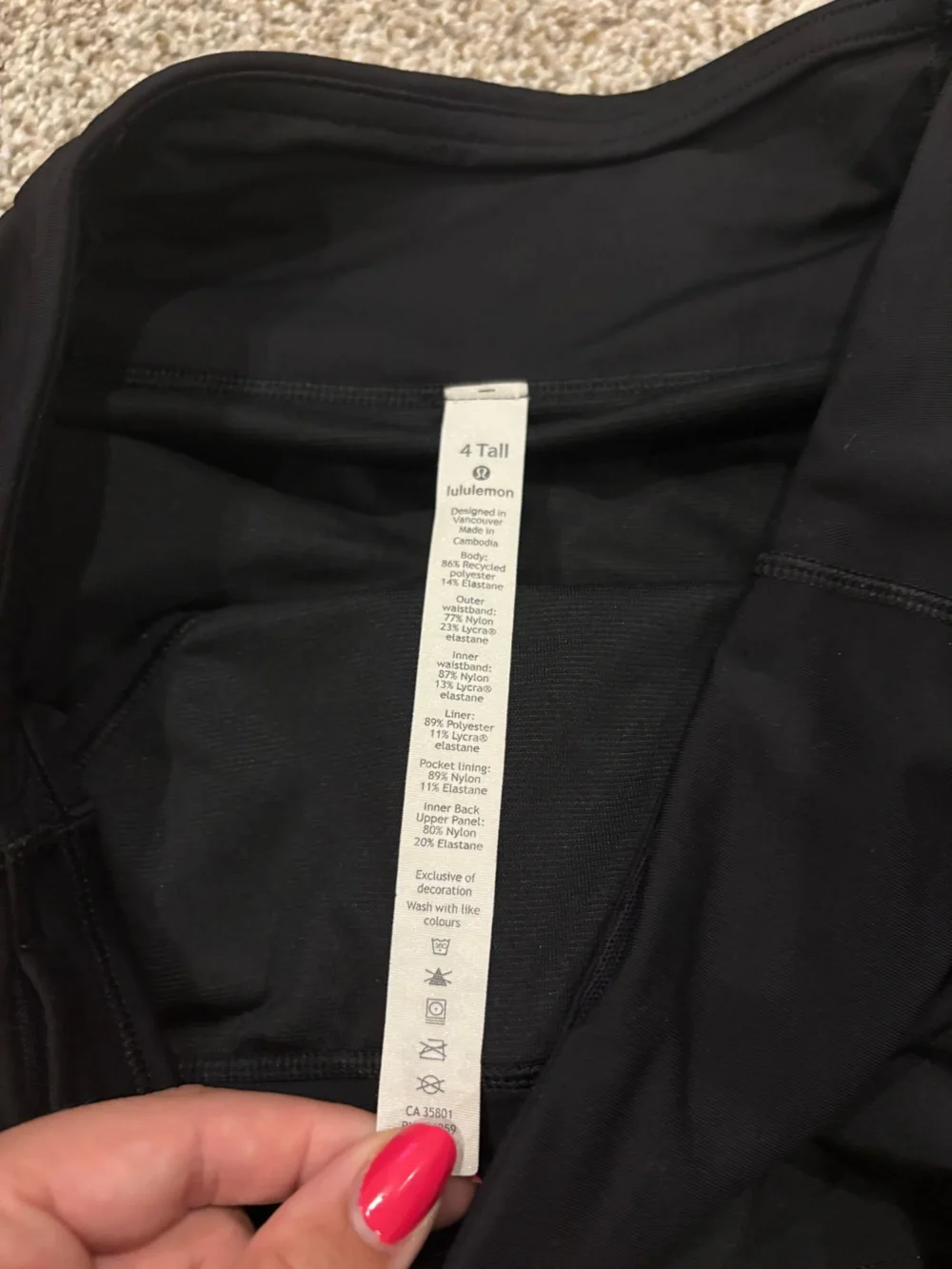 Lululemon Speed Up Short Tall *4